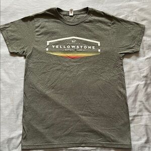 Yellowstone National Park Green T-Shirt